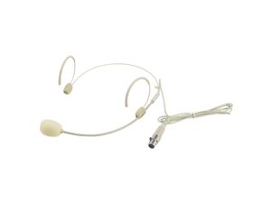 Mikrofón náhlavnej súpravy OMNITRONIC UHF-300 vo farbe kože