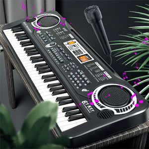 Klaviertastatur mit 61 Tasten für Kinder mit Mikrofon, elektronisches Musikspielzeug für Anfänger Klaviertastatur mit 61 Tasten für Kinder mit Mikrofon, elektronisches Musikspielzeug für Anfänger