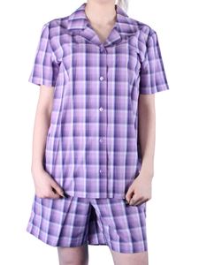 Seidensticker Damen kurzer Pyjama Schlafanzug Kurz - 145879, Größe Damen:38, Farbe:beere