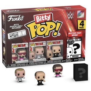 WWE Wrestling Bitty POP! Vinyl Figuren 4er-Pack - Bret Hart