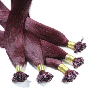 hair2heart Extensions Echthaar Bondings glatt - 25 Strähnen 1g 60cm 55/65 hellbraun intensiv violett-mahagoni hair2heart Extensions Echthaar Bondings glatt - 25 Strähnen 1g 60cm 55/65 hellbraun intensiv violett-mahagoni