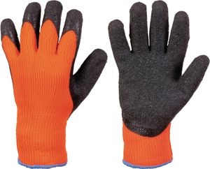 Kälteschutzhandschuhe Rasmussen Gr.8 orange/schwarz EN 388,EN 511 PSA II