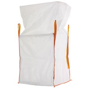 240x Transportsack Big Bag 90x90x110 cm mit Schürze 1000kg Abfallsack Laubsack