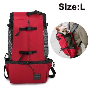 Batoh na nosenie psov, nastaviteľný batoh na nosenie psov Cestovná taška Pet Backpack Legs Out, Easy-Fit pre malé, stredné psy na cestovanie, turistiku, do prírody