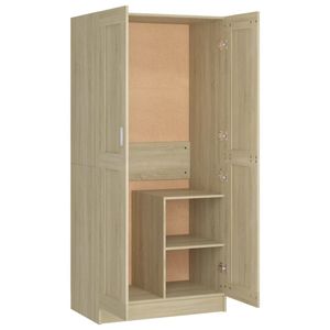 vidaXL Kleiderschrank Sonoma-Eiche 82,5x51,5x180 cm Holzwerkstoff