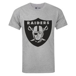 NFL - "Las Vegas Raiders" T-Shirt für Herren NS5792 (L) (Grau)