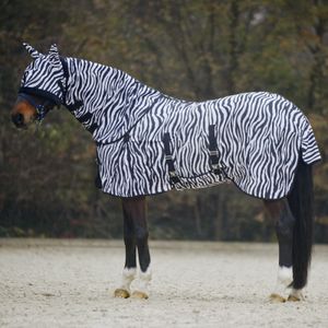 WALDHAUSEN Fliegendecke Zebra Größe - 125 cm Farbe - schwarz/weiß