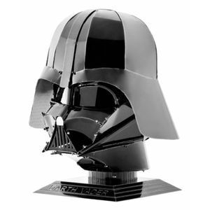 Metal Earth Star Wars Darth Vader Helmet Modellbausatz, Farbe:Silber,Schwarz