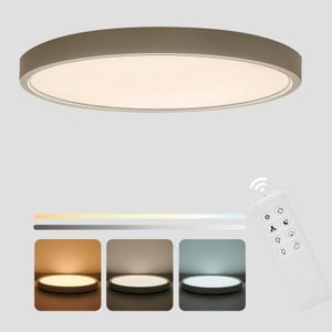 Ściemnialna ultrapłaska lampa sufitowa, lampa sufitowa LED 24W+4W, lampa ścienna do salonu, oświetlenie kuchenne, z pilotem zdalnego sterowania