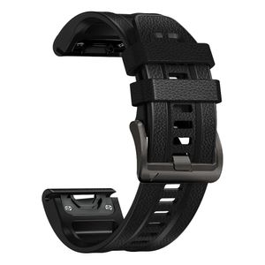 INF TPU remienok na hodinky pre Garmin Fenix7/6/5 22mm čierna