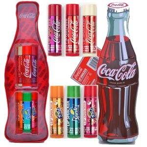 LIP SMACKER Coca Cola Metall Dose Lippenbalsam Lip Balm Lippenpflege 6er-Set