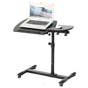 Computertisch Schreibtisch Laptoptisch Pflegetisch Mit Rollen Höhenverstellbar  97x44x40cm