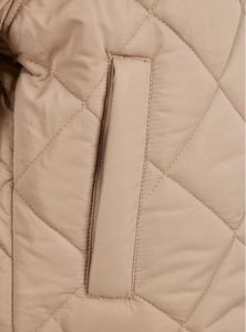 Urban Classics - Damen Oversized Diamond Quilt Puffer Jacke SOFT TAUPE M