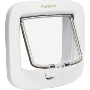 PETSAFE Katzentür - 4Weg-Kunststoff, weiß, manuell zu öffnen