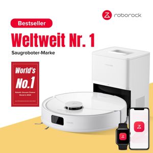 Robotický vysávač Roborock Q10 PF+ s funkciou mopovania 10000 Pa (upgrade z Q8 max+), automatická vyprázdňovacia stanica na 7 týždňov, dvojitý systém proti zamotaniu