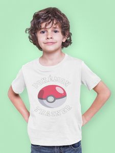 Bio Kinder T-Shirt Pokemon Trainer Pikachu Pokeball Comic Shirt Anime Kids Ball