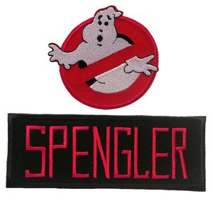 Ghostbuster Set 2 Stück Spengler Logo Film - Aufnäher, Bügelbild, Aufbügler, Applikationen, Patches, Flicken, Sticker