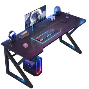 Rebiko Herní stůl černý velký počítačový stůl pro hráče