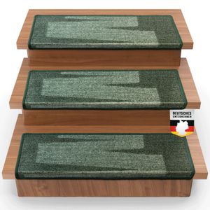 Stufenmatte Via Veneto Stufenteppich für Innenbereiche Grün Rechteckig