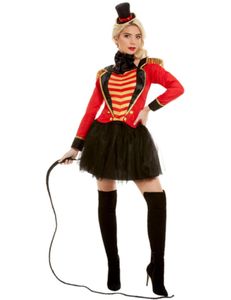 Damen Kostüm Zirkusdirektorin Jackett Rock Karneval Fasching Gr. M