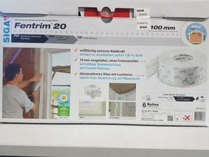 Siga Fentrim 20 Dichtungsband 100mm Fensterdichtband 25 Meter innen Hochleistungsband NEU