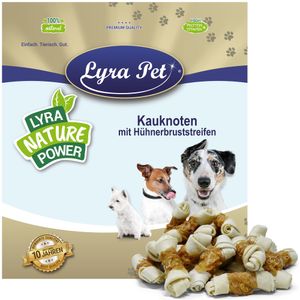 1 kg Lyra Pet® Kauknoten mit Hühnerbruststreifen
