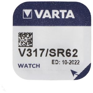 317, Varta V317, SR62, SR516SW Knoflíkový článok pre hodinky atď.