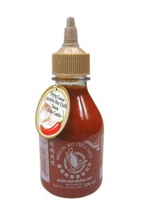 FLYING GOOSE Sriracha 200ml | scharfe Chilisauce mit extra KNOBLAUCH | Extra Garlic