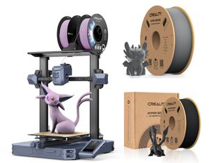 Creality 3D CR-10 SE 3D Drucker+2kg Creality Hochgeschwindigkeits PLA Filament (Schwarz+Grau)