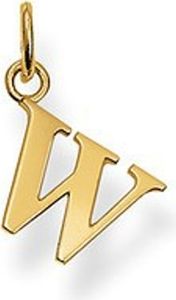 Thomas Sabo PE610-413-12 Ketten-Anhänger Buchstabe W Silber Gelbgold