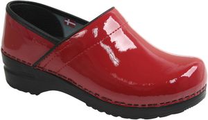 Sanita Original-Prof. Patent Clog Red Gr.38