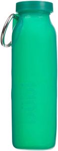 Bübi Bottle Faltbare Silikon Flasche 650ml grün Trinkflasche perfekt für unterwegs oder zum Sport