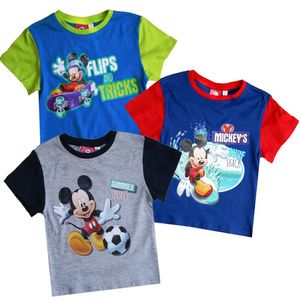 T-Shirt Mickey Mouse | Micky Maus | Baumwolle | Farbauswahl | Größe 86 - 116, Größe:86, Farbe:Hellblau