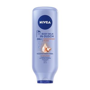 Nivea, Mleczko pod prysznic z masłem shea, intensywnie nawilża, 24h, 400 ml (PRODUKT Z NIEMIEC)