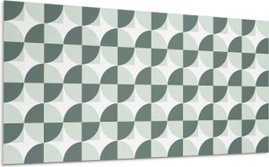Vlnité 3D Čiary – Samolepiace Dlaždice – PVC Obklad – Nástenné Obklady – Nástenné Dekorácie – Samolepiace Obklady do Kúpeľne a Kuchyne – 6 kusov 60 x 30 cm