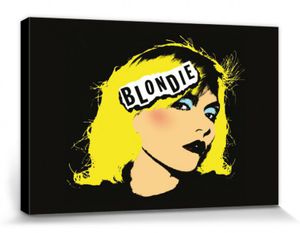 Blondie Poster Leinwandbild Auf Keilrahmen - One Way Or Another, Punk (80 x 120 cm)