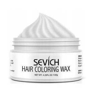 Hair Coloring Wax - Färbewachs-Pomade zum Stylen und Färben der Haare Vorübergehende Färbung - WEISS