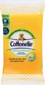 Cottonelle feuchte Toilettentücher Kamille & Aloe Vera 12 Tücher für unterwegs
