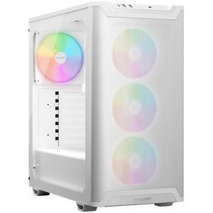 be quiet! Pure Base 501 LX White PC-Gehäuse, 4 vorinstallierte Light Wings PWM-Lüfter, ARGB-Beleuchtung, ARGB-Controller und PWM-Hub