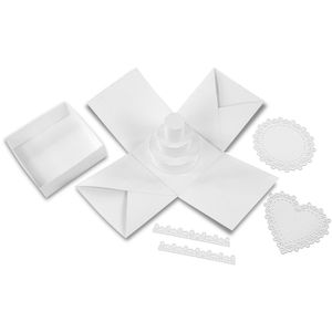 Basic-Set, Explosionsbox 10 x 10 cm, weiß Meyercordt GmbH