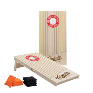 VINTAGE SPORT - 120x60cm - Cornhole Set - 2 Bretter / 2x4 Taschen - UV PRINT