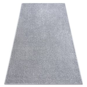 Teppich Teppichboden SANTA FE silber 72 eben, glatt, einfarbig Grau 250x300 cm