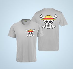 One Piece Anime Logo OP Skull Flag Manga Ruffy Luffy Pirate Banda T- Shirt Men Organic Cotton