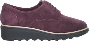 CLARKS Women's Sharon Noel lila Leder leichte Halbschuhe 36 CLARKS Women's Sharon Noel lila Leder leichte Halbschuhe 36