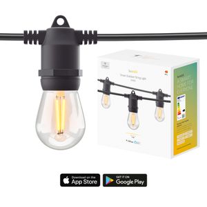 Hombli Smart Outdoor String Light 5m - Lichterkette für den Außenbereich - Stimmungsvolle Beleuchtung für Garten