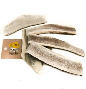 RF-DEER Hirschgeweih SET 5x M 205-350 g 11-13 cm Soft natürliches Geweih, Öko Kausnack für Hunde, gesundes Kauspielzeug, Kauknochen für Genuss