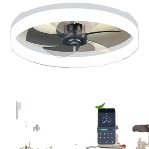 Stropný ventilátor so svetlom, diaľkové ovládanie, energeticky úsporný 50 W, čierny