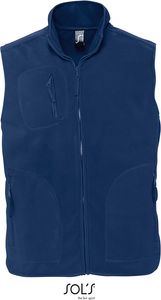 SOLS Unisex fleecová vesta 51000 Blau Navy 4XL