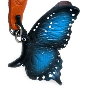 Schmetterling Schlüsselanhänger aus Leder