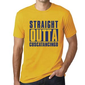 Herren Grafik T-Shirt Direkt aus Cuscatancingo – Straight Outta Cuscatancingo – Öko-Verantwortlich Vintage Jahrgang Kurzarm Lustige Druck Geburtstag